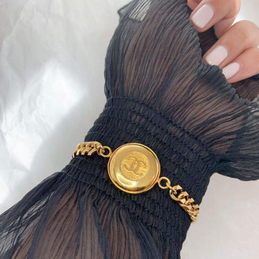 Vintage Repurposed Chanel Bracelet
